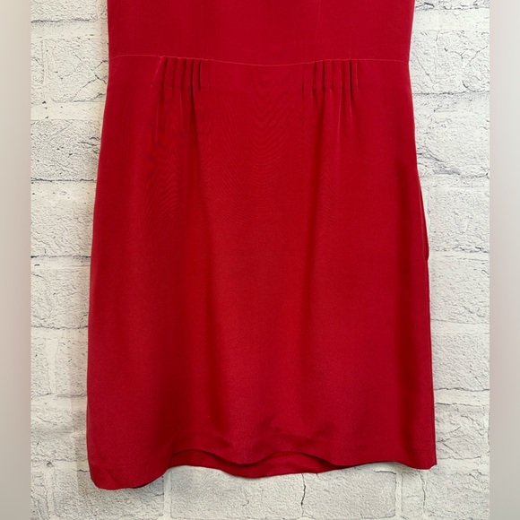 Theory Red Womens Mini Dress Size 2 - Picture 6 of 12
